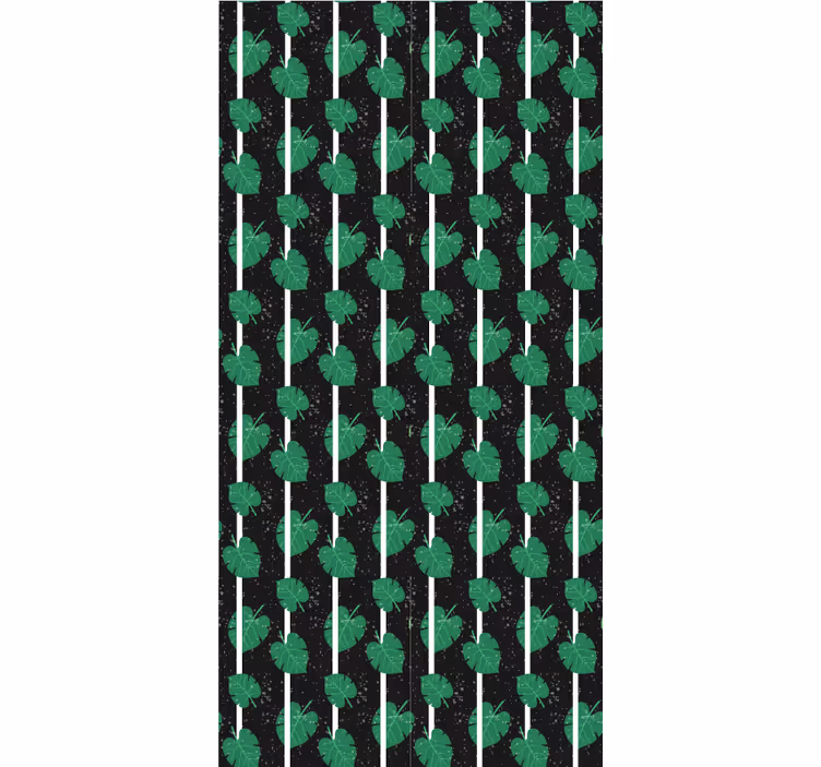 Rollo Fenster Blumen und Pflanzen üppiges laubmotiv - TenStickers