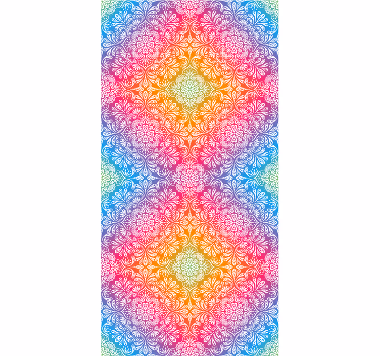 rollo Ehe Bunte mandala-symbole - TenStickers