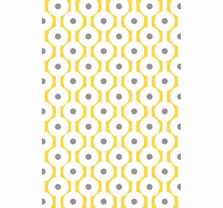 Rollo Fenster Modern geometrisches kreisförmiges muster - TenStickers