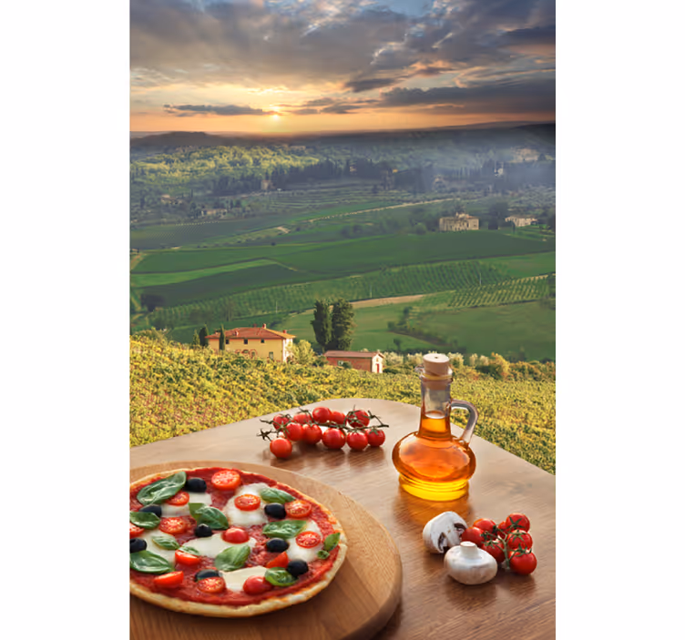 Rollo Fenster Obst italienische kulinarische landschaft - TenStickers