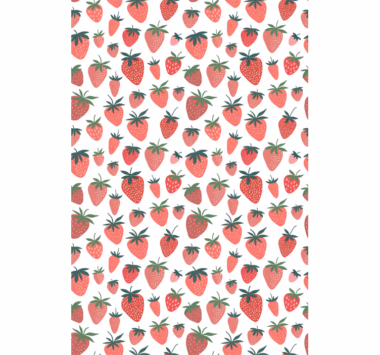 Rollo fenster obst erdbeermuster design - TenStickers
