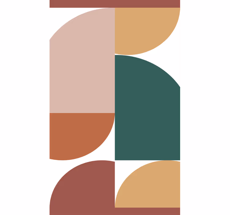 Rollo Fenster Modern geometrische kreismuster - TenStickers