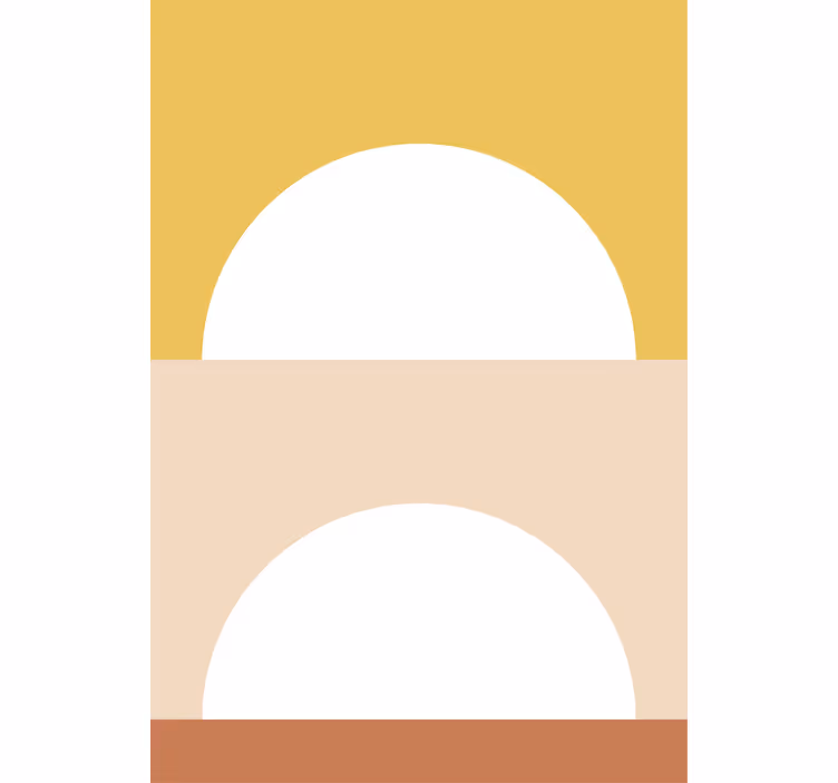 Rollo Fenster Modern kreise der aufgehenden sonne - TenStickers