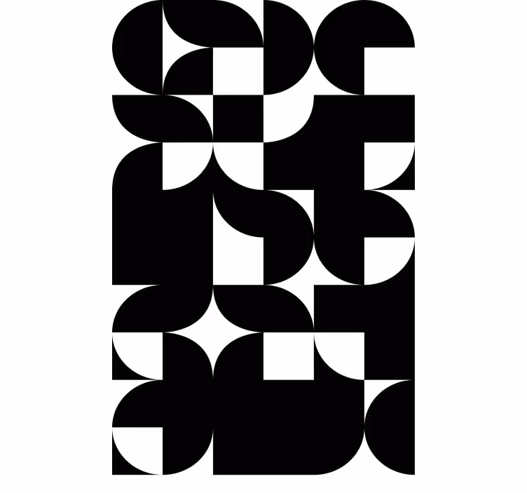 Rollo Fenster Modern energetische geometrische anordnungen - TenStickers