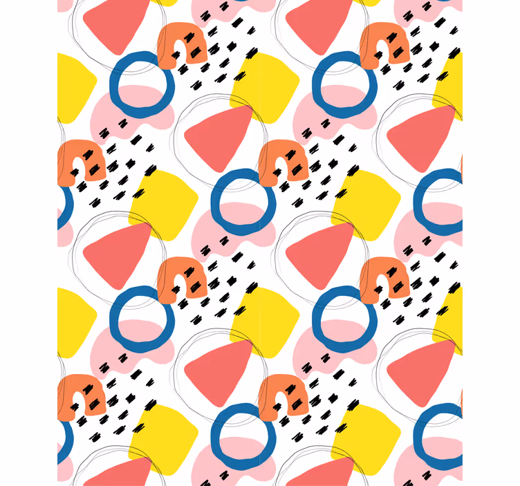 Rollo Fenster Modern skurrile geometrische muster - TenStickers
