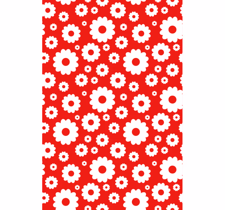 Rollo Fenster Blumen entzückendes botanisches motiv - TenStickers