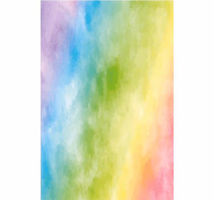 Rollo Fenster mit Muster sanfter farbverlauf-regenbogen - TenStickers