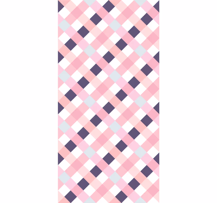 Rollo Fenster Modern rautenmuster harmonie - TenStickers