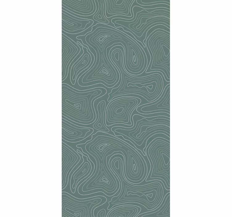 Rollo Fenster mit Muster linien der flüssigen topographie - TenStickers