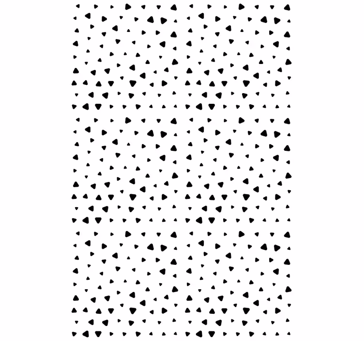 Rollo Fenster mit Muster geometrisches herzmuster - TenStickers