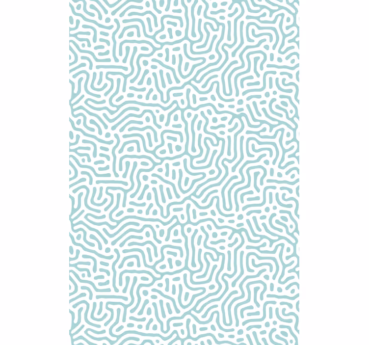 Rollo Blumen und Pflanzen Grün-weißes naturmuster - TenStickers