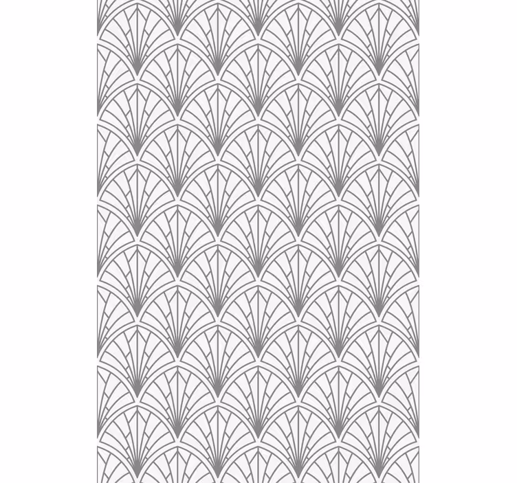 Rollo Fenster Elegant art déco graues muster - TenStickers
