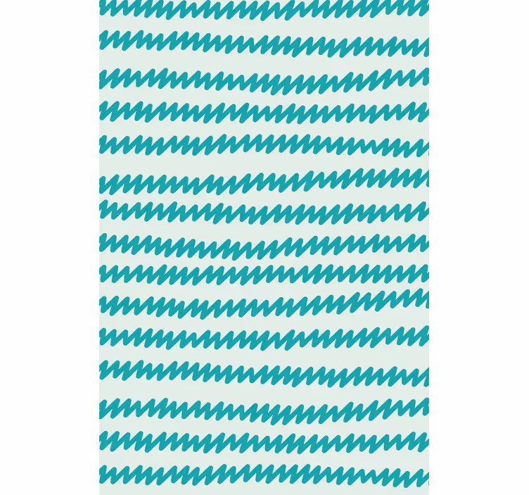 Rollo Fenster mit Muster wellenlinienmuster - TenStickers