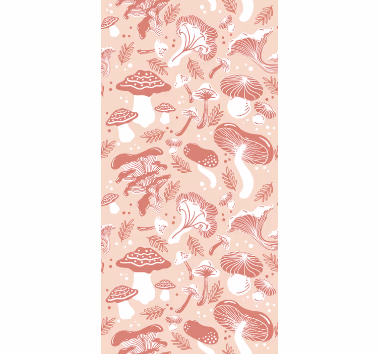Rollo Fenster Blumenmuster pilzartenmuster - TenStickers