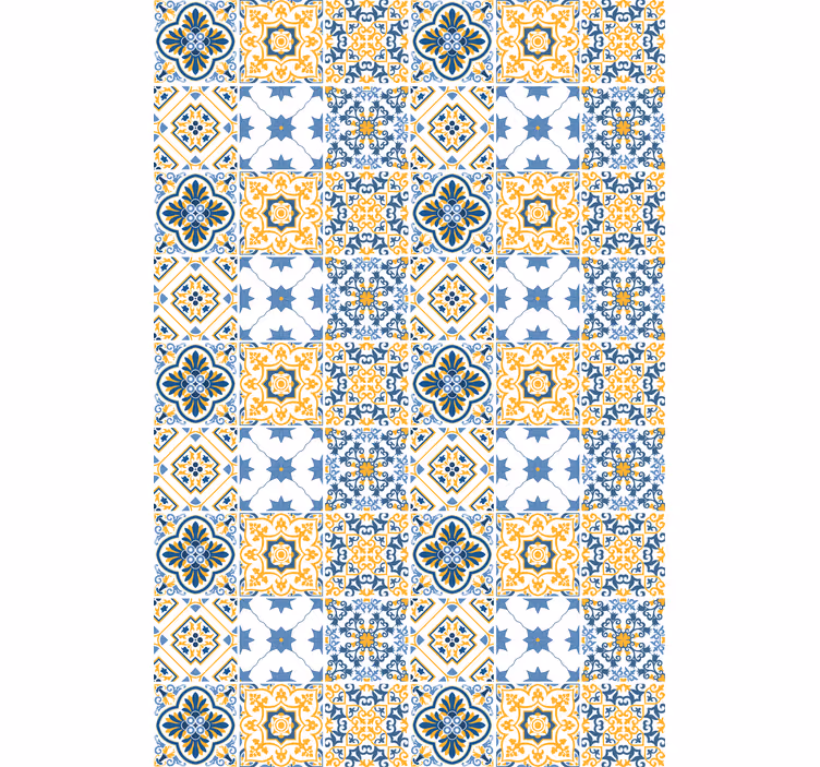 Rollo Fenster mit Muster komplizierte fliesenmuster - TenStickers
