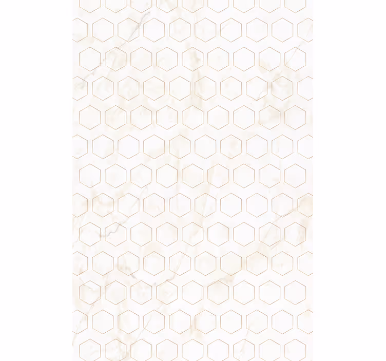 Rollo fenster mit muster geometrisches sechseckmuster - TenStickers