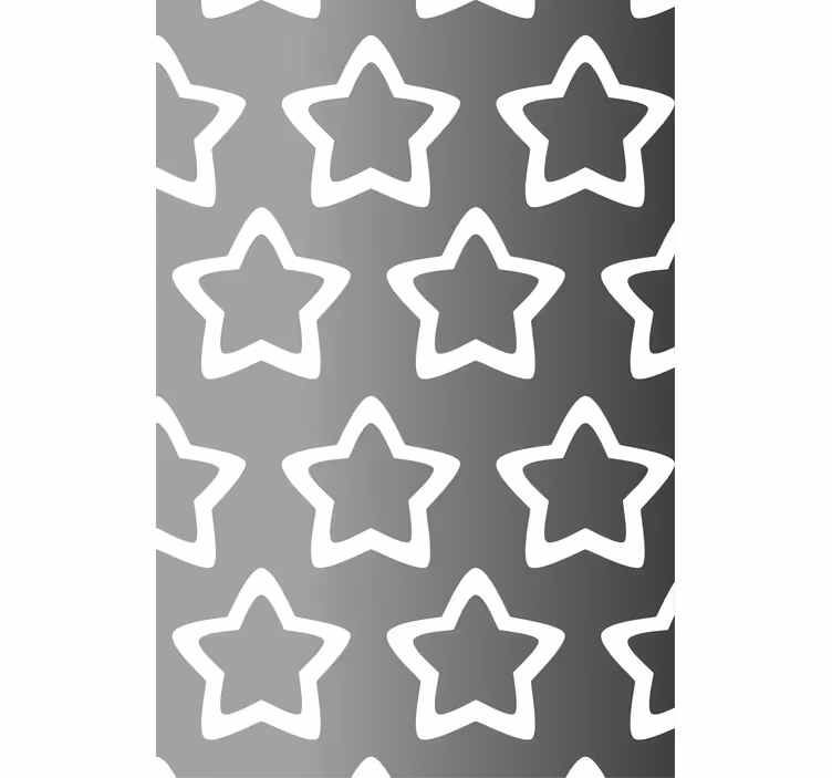 Rollo Fenster Modern graues sternmuster - TenStickers