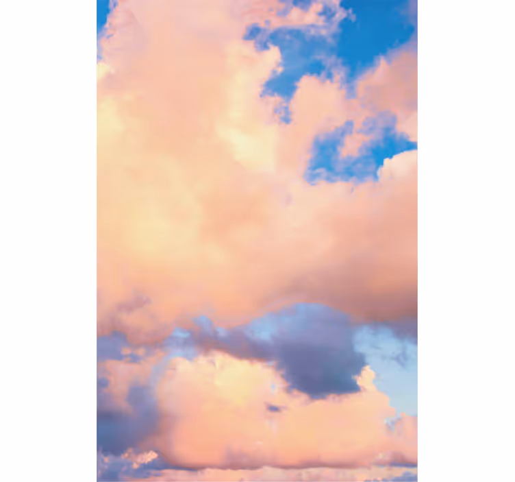 Rollo Fenster Wolken ruhige szene - TenStickers