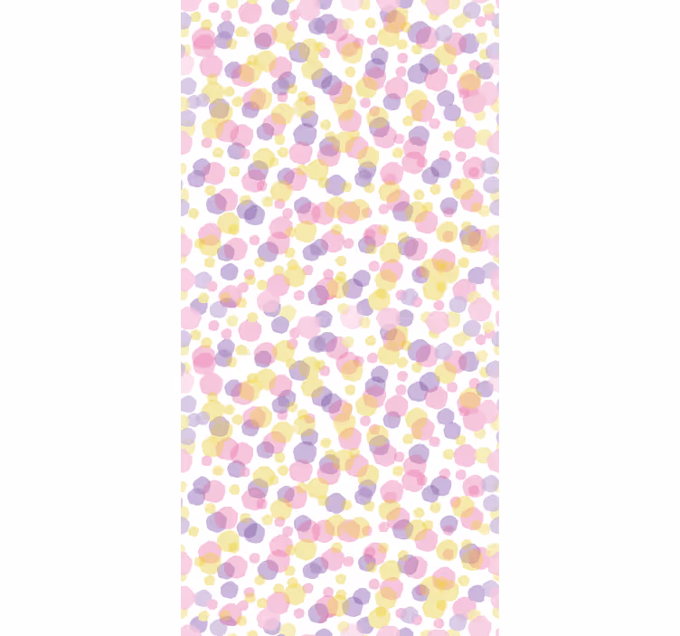 Rollo Fenster Farben weiches kreismuster - TenStickers