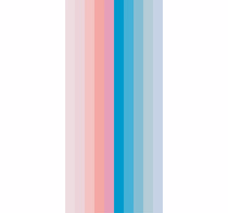 Weitere Fenster Rollos gestreift rosa und blau - TenStickers