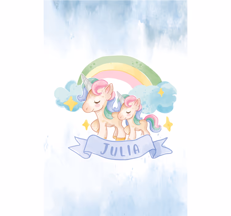 Rollo Fenster Kinderzimmer einhorn-abenteuer - TenStickers