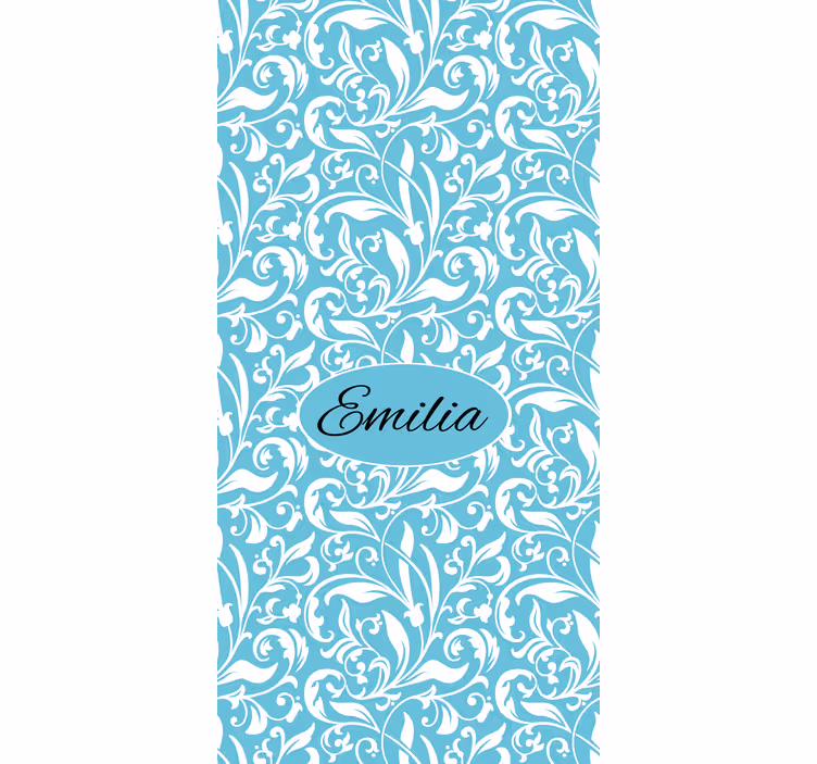 Rollo Fenster Blumen personalisiertes blumenmotiv - TenStickers