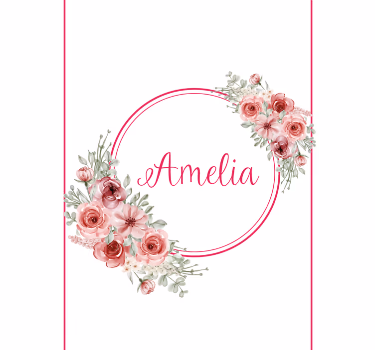 Rollo fenster blumen und pflanzen personalisierte anordnung - TenStickers