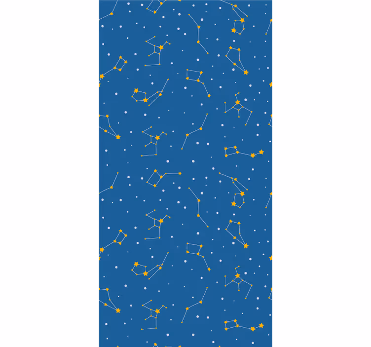 Rollo Fenster Blau konstellationsmusterdesign - TenStickers