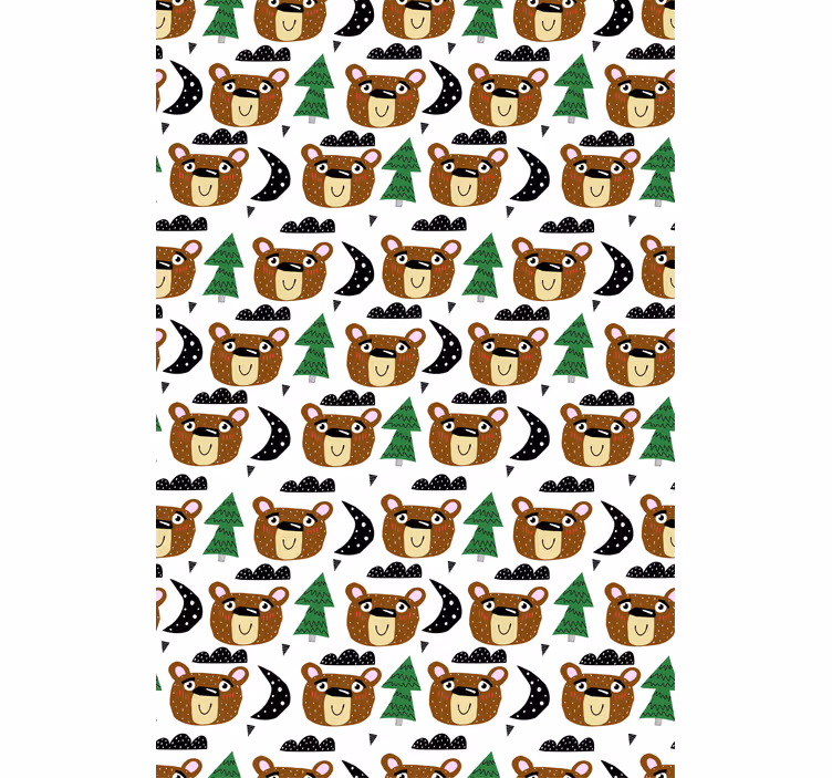 Rollo Fenster Kinderzimmer babybär-muster - TenStickers