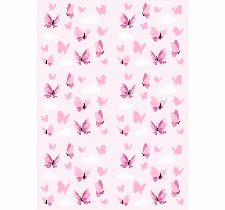 rollo Minimalistisches Schmetterling Muster - TenStickers