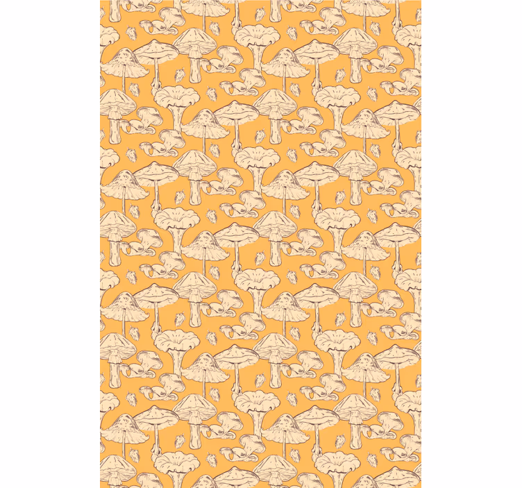 Rollo Blumen und Pflanzen Handgemachte pilze - TenStickers