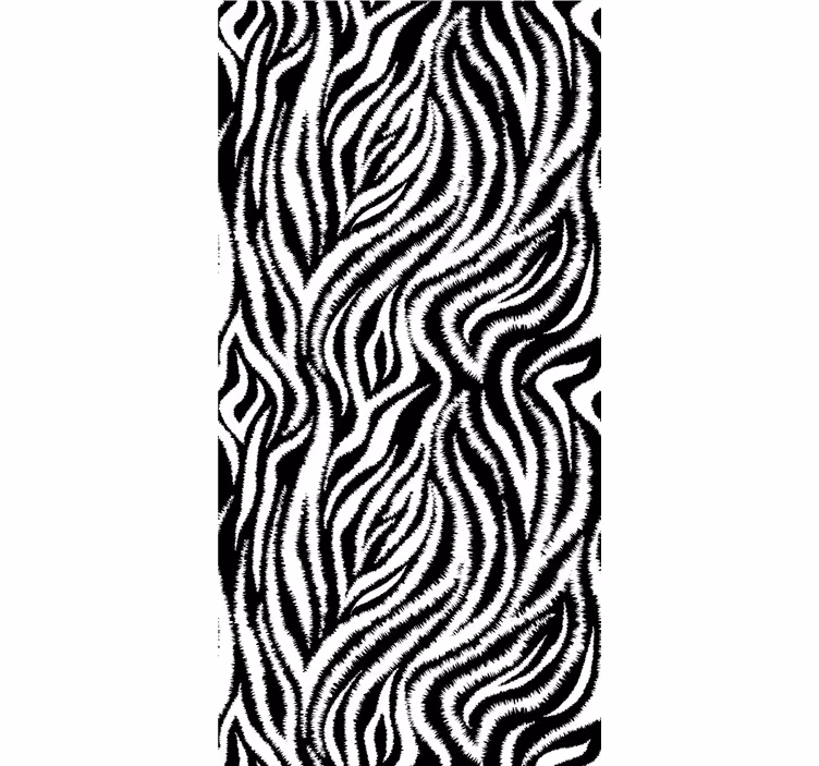 Rollo Fenster Tiermuster zebrastreifen-konzept - TenStickers