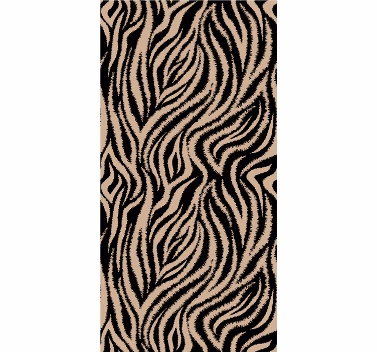 Rollo Fenster mit Muster zebrastreifenmuster - TenStickers
