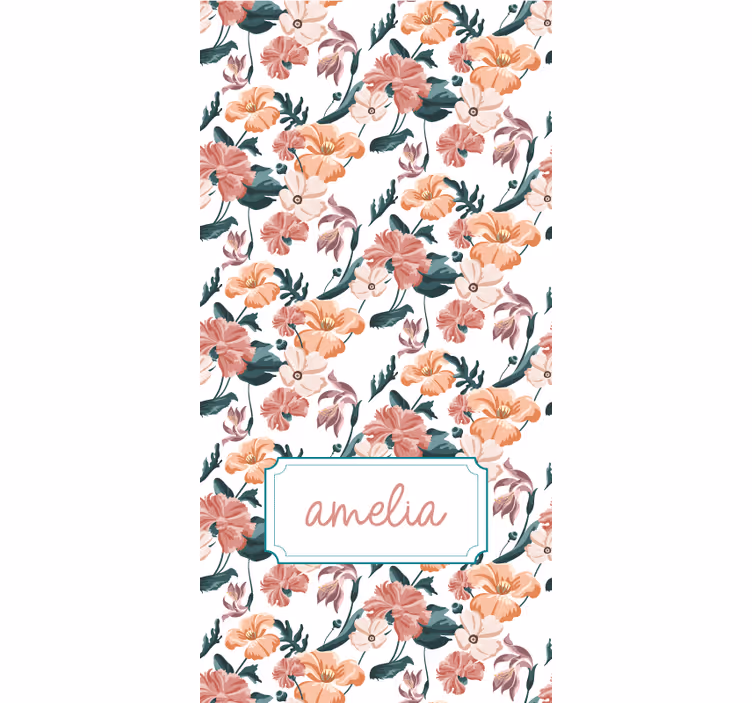 Rollo Fenster Blumen und Pflanzen elegantes frühlingsdesign - TenStickers