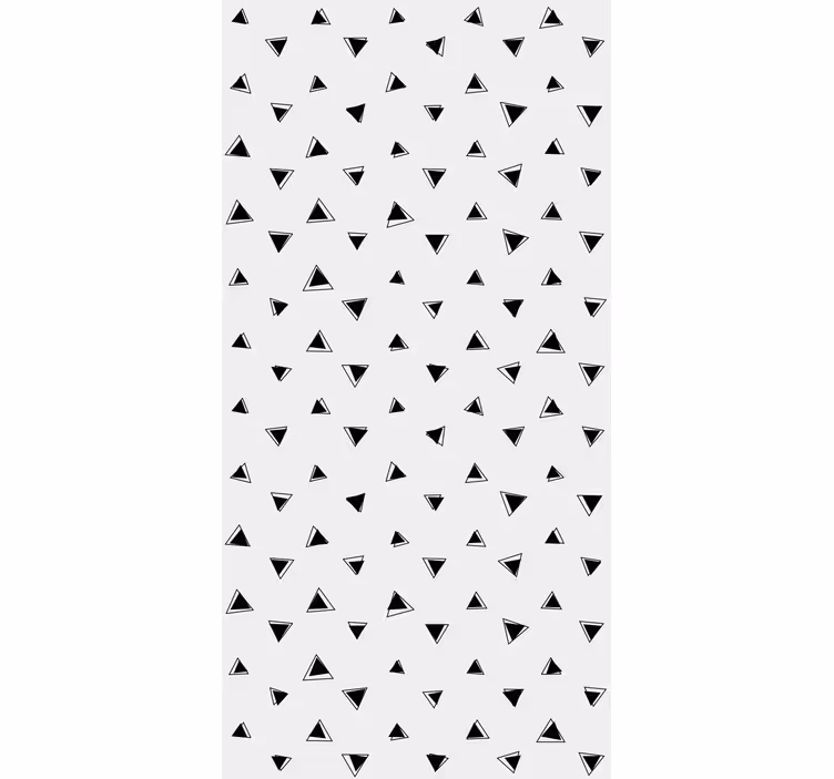 Rollo Fenster mit Muster dreieckiges musterdesign - TenStickers