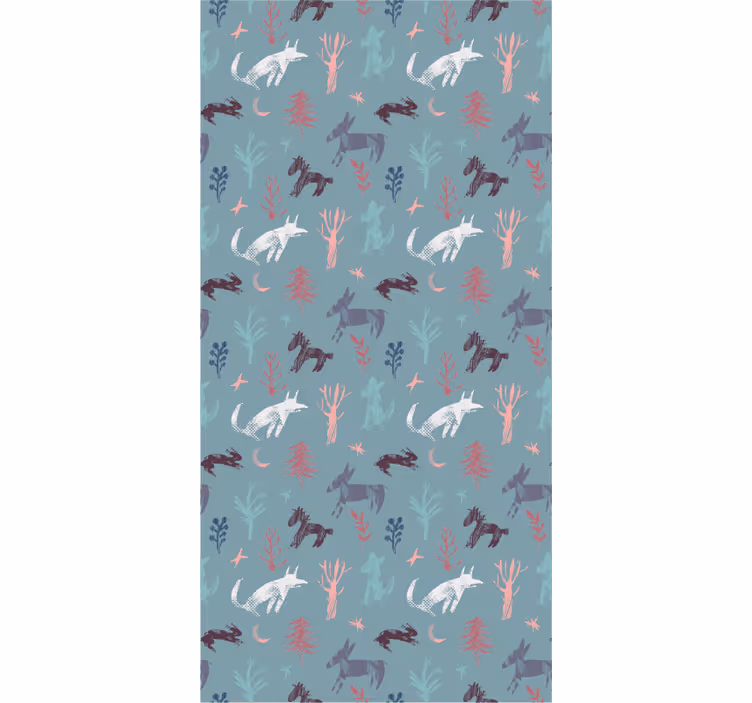 Rollo Fenster Tiere waldtiere-motiv - TenStickers