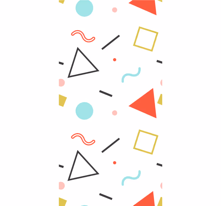 Rollo Fenster Modern minimalistische geometrische formen - TenStickers