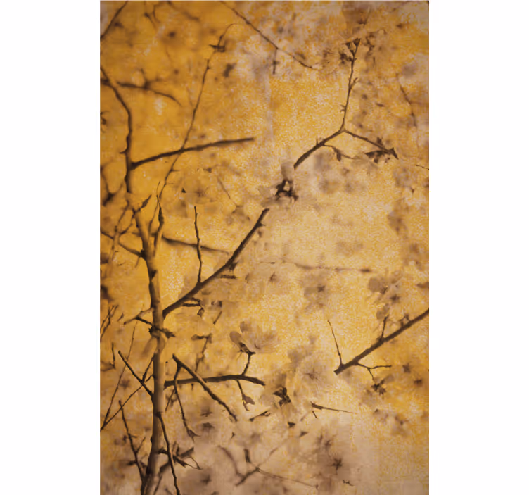 Rollo fenster blumen und pflanzen sakura zweige - TenStickers