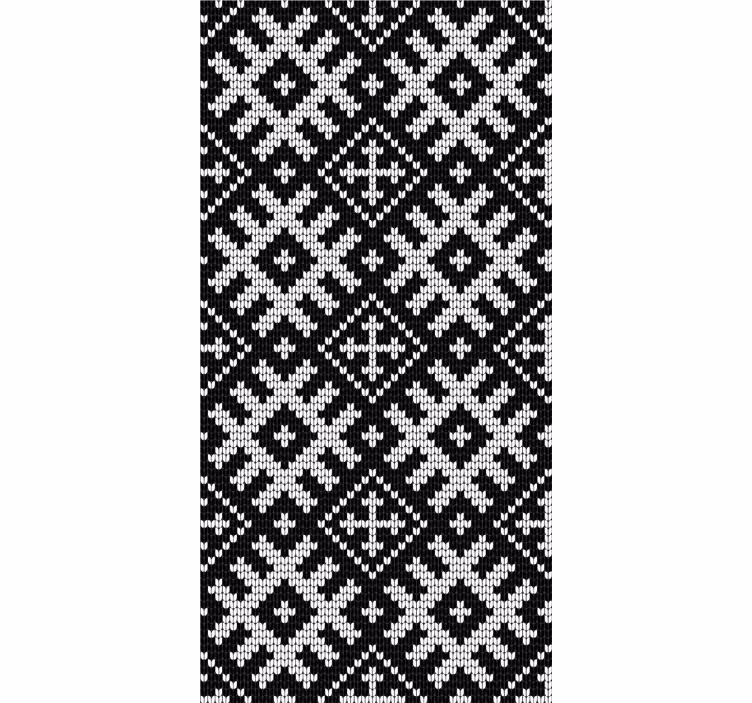 Rollo Fenster Modern geometrisches muster handwerk - TenStickers