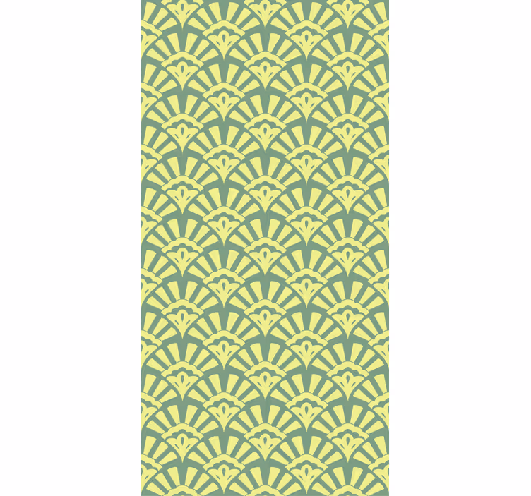 Rollo Fenster mit Muster elegantes blattthema - TenStickers