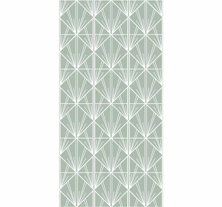 Rollo Fenster Büro geometrisches blattmuster - TenStickers