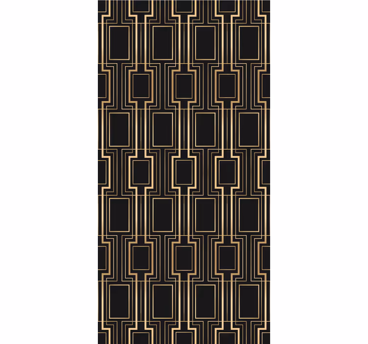 Rollo Fenster Elegant geometrisches linienmotiv - TenStickers