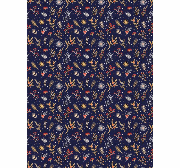 Rollo Fenster Blumen und Pflanzen blumenmuster natur - TenStickers
