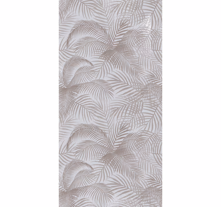Rollo Vintage Grau 80er elegant botanisch - TenStickers
