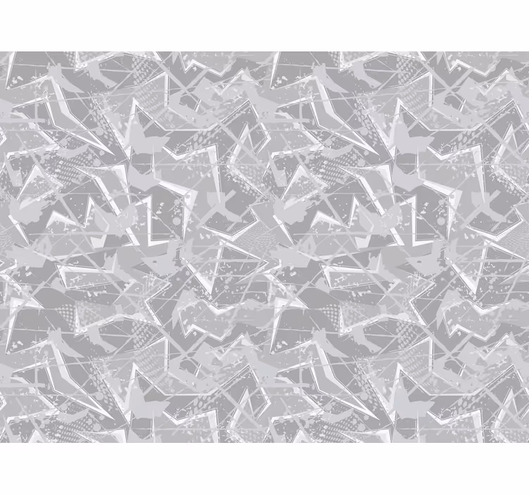 Rollo fenster mit muster geometrische graue designs - TenStickers