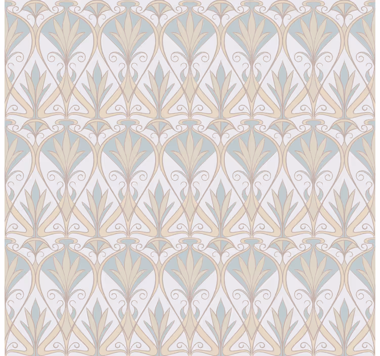 Rollo Fenster Elegant graues pflanzenmotiv - TenStickers