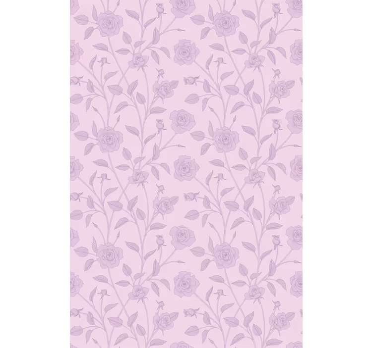 Rollo Fenster Blumen und Pflanzen rosenblumenmuster - TenStickers