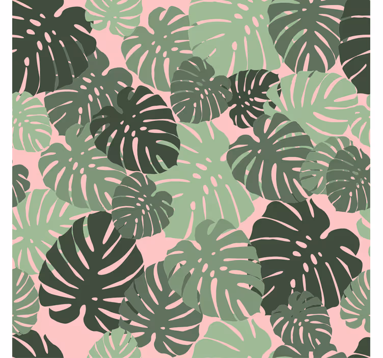 Rollo Fenster Blumen und Pflanzen tropisches monstera-muster - TenStickers