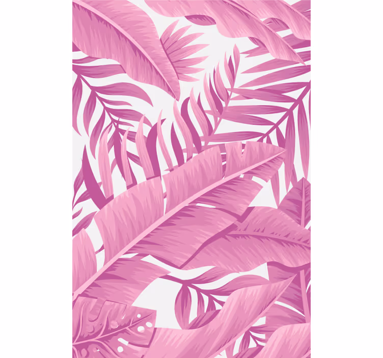 Rollo Fenster Blumen und Pflanzen tropisches blattmotiv - TenStickers