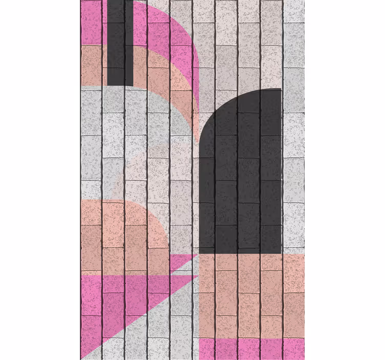 Rollo Fenster Modern geometrisches architekturmuster - TenStickers
